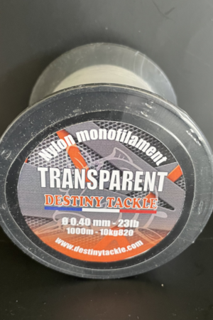 NYLON MONOFILAMENT TRANSPARENT 28/100 ou 33/100 ou 40/100