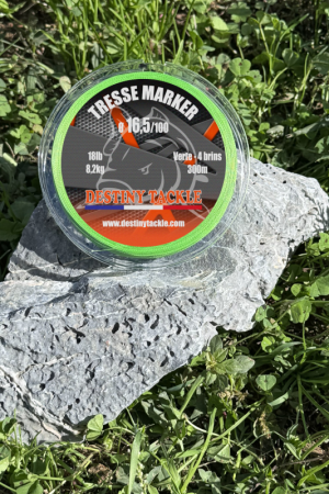 TRESSE MARKER VERTE 16,5/100 18LB/ 8,4kg